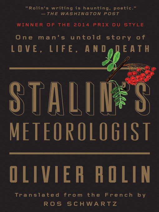 Title details for Stalin's Meteorologist by Olivier Rolin - Available